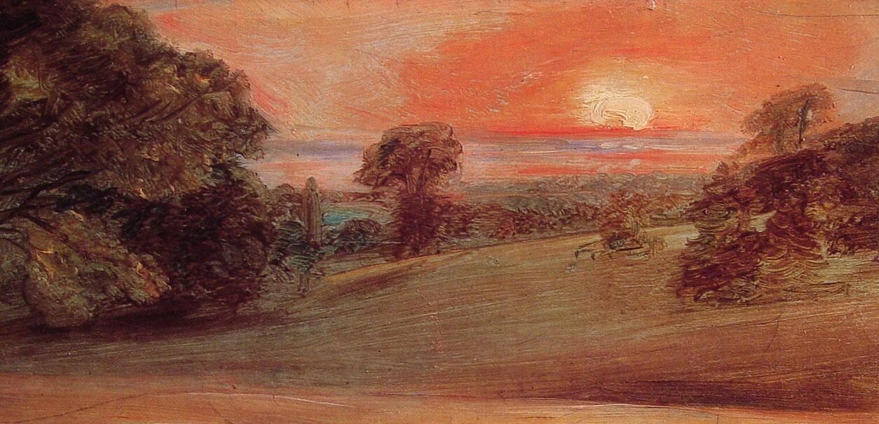John Constable Evening Landscape at East Bergholt
